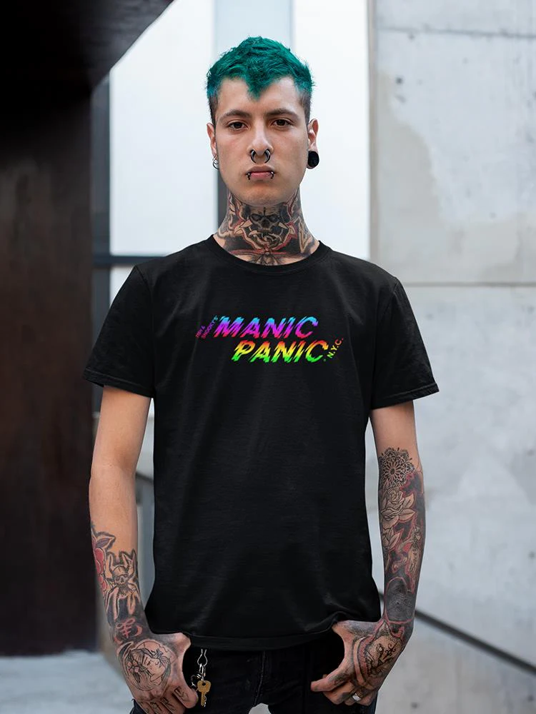 T-shirt - Manic Panic Rainbow Banner - Image 3